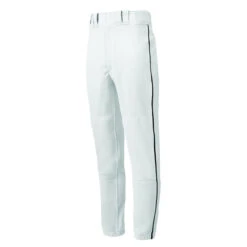 Mizuno Youth Select Piped Pant - 350149 -Baseball Store 350149 wh bk