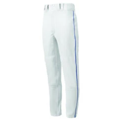 Mizuno Youth Select Piped Pant - 350149 -Baseball Store 350149 wh ry