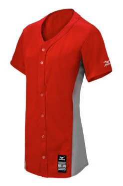 Mizuno Girls Pro Full-Button Game Jersey -Baseball Store 350582 1091