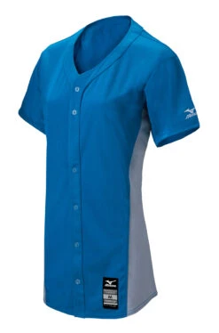 Mizuno Girls Pro Full-Button Game Jersey -Baseball Store 350582 5291