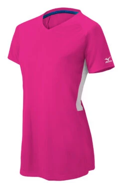Mizuno Girls Comp Short-Sleeve V-Neck Jersey -Baseball Store 350584 1M00