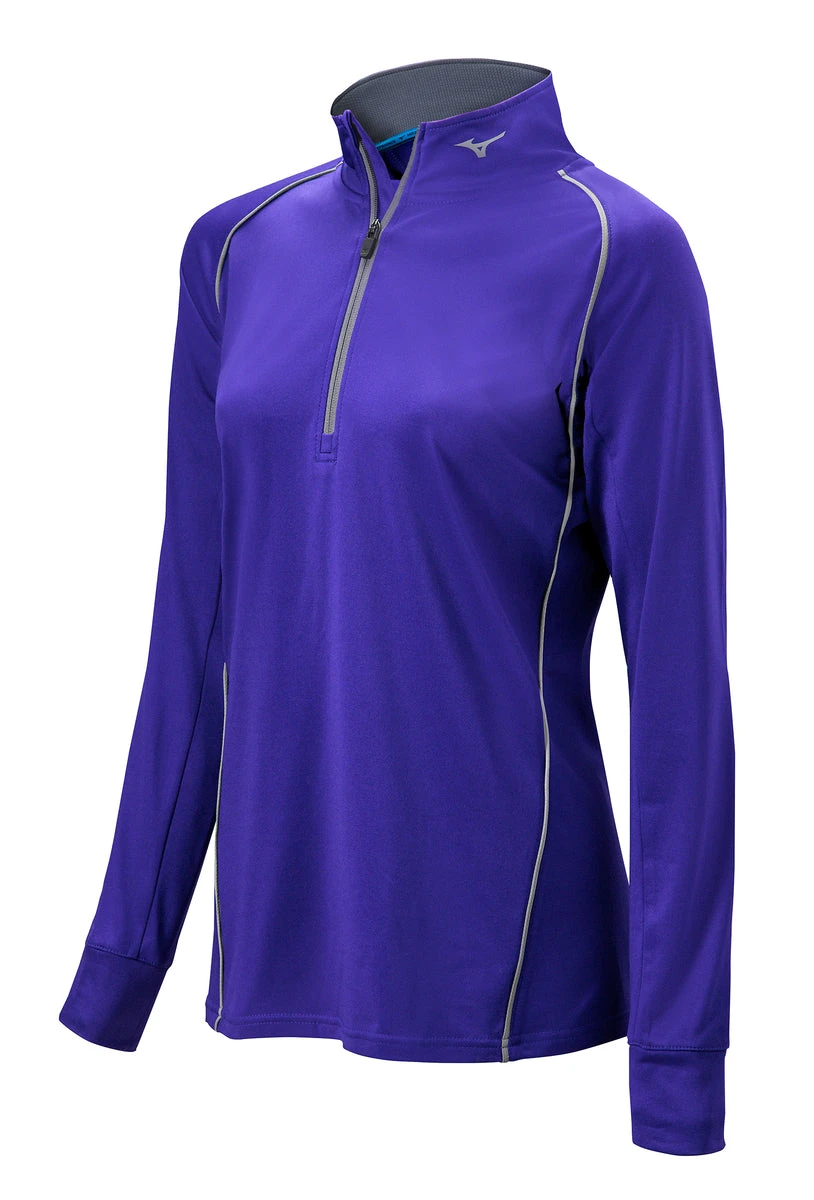Mizuno Girls Comp 1/2 Zip Hitting Top 6 Mizuno Girls Comp 1/2 Zip Hitting Top - Image 4