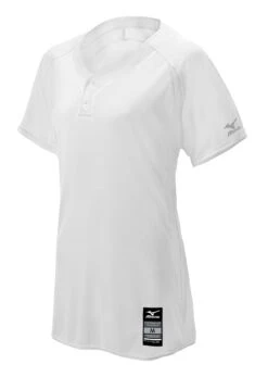Mizuno Girls Elite 2-Button Game Jersey -Baseball Store 350605 0000
