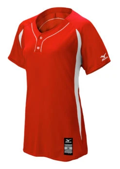 Mizuno Girls Elite 2-Button Game Jersey -Baseball Store 350605 1000