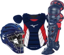 Mizuno Samurai Youth Catchers Gear Set SAMSETY -Baseball Store 380420 navyred