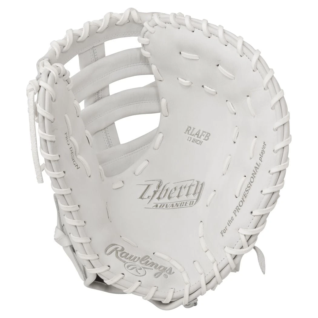 Rawlings Liberty Advanced RLAFB 13 Inch White Fastpitch First Base Glove 3 Rawlings Liberty Advanced RLAFB 13 Inch White Fastpitch First Base Glove