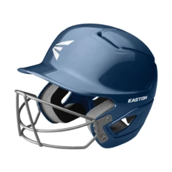 Easton Alpha Solid Baseball Helmet With Mask -Baseball Store ALPHA E HELMET BBSB MASK A168526NY 3QTR L