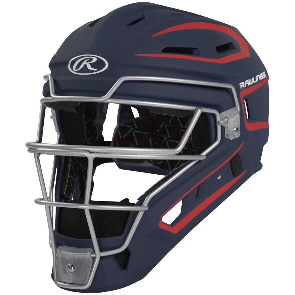 Rawlings Velo Youth Two Tone Catchers Helmet CHV27J 3 Rawlings Velo Youth Two Tone Catchers Helmet CHV27J