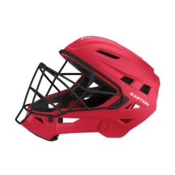 Easton Elite X Catchers Helmet -Baseball Store ELITE X C HELMET RD SL A165402RD 3 QTR 4C