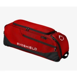 Evoshield Standout Wheeled Bag -Baseball Store Evo Standout wheeled bag scarlet