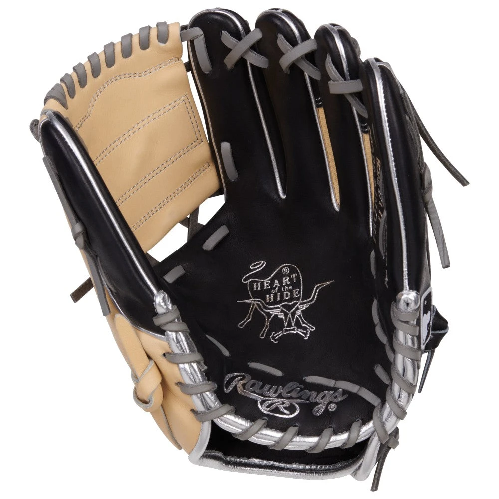Rawlings Heart Of The Hide PRONP4-8BCSS 11.5 Inch Infield Glove 3 Rawlings Heart Of The Hide PRONP4-8BCSS 11.5 Inch Infield Glove