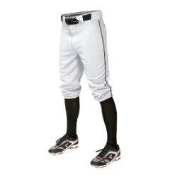 Easton Adult Rival + Knicker Piped Pants A167162 -Baseball Store PRO PLUS Knicker WHBK front A167105