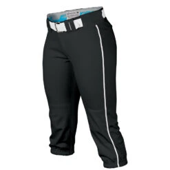 Easton Prowess Womens Piped Softball Pants 17 Easton Prowess Womens Piped Softball Pants -Baseball Store W S PROWESS Piped PANT A167 122 BKWH front copy