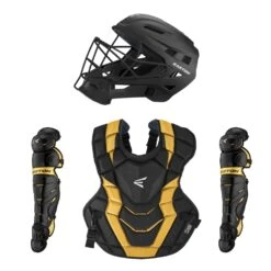 Easton Elite X Intermediate Catchers Set -Baseball Store elite x set blk yel 3ed10d1b 74e2 4405 8e76 8b6ef31f5893
