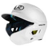 Rawlings Mach Baseball Helmet With Adjustable Jaw Flap -Baseball Store machadjust wh