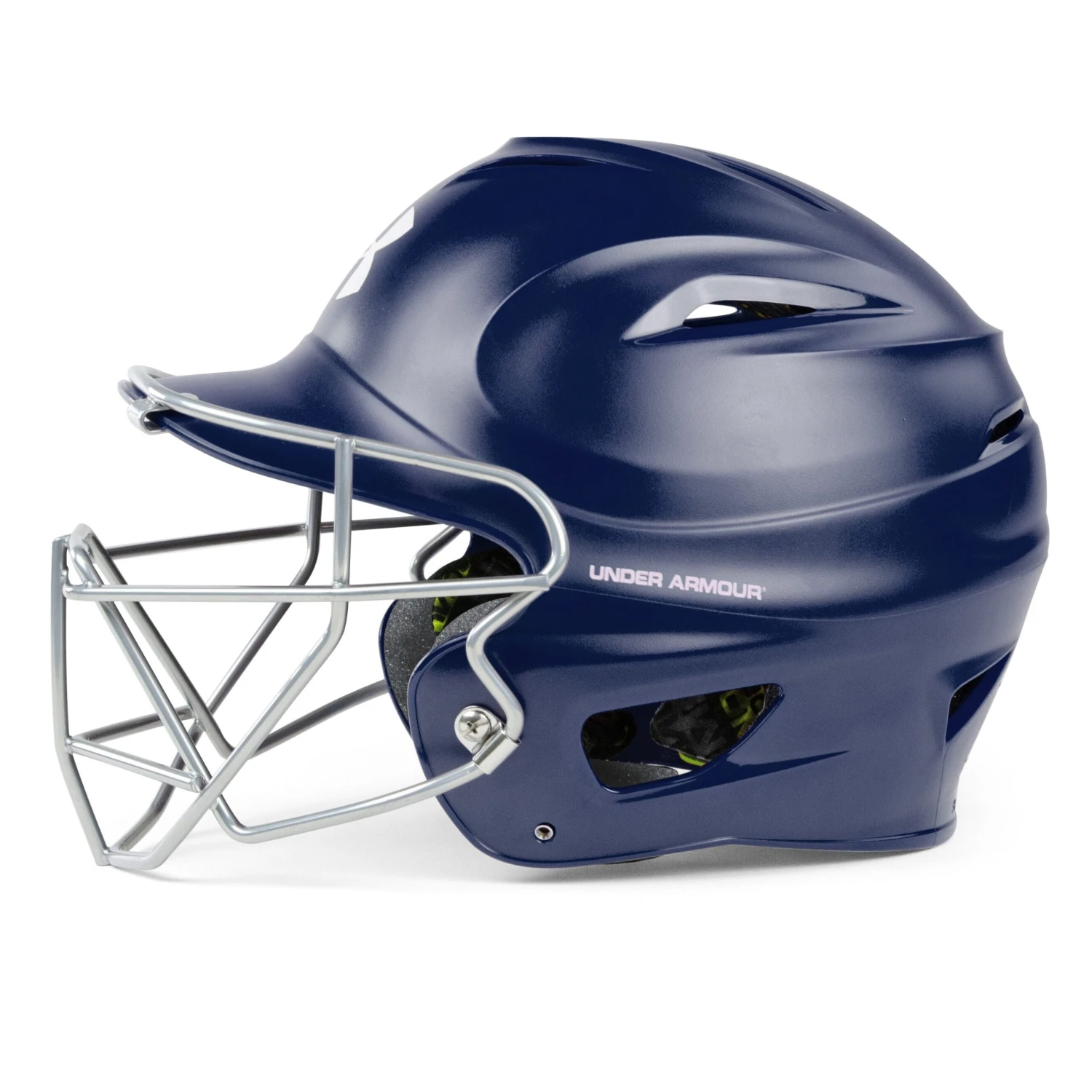 Under Armour Matte Molded Youth Baseball Helmet With Face Guard 6 Under Armour Matte Molded Youth Baseball Helmet With Face Guard - Image 4