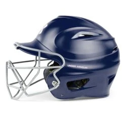 Under Armour Matte Molded Adult Baseball Helmet With Face Guard UABH-100MM-FGB2 -Baseball Store p f84a2e96 029f 49f0 8ae1 86d4217f91a5