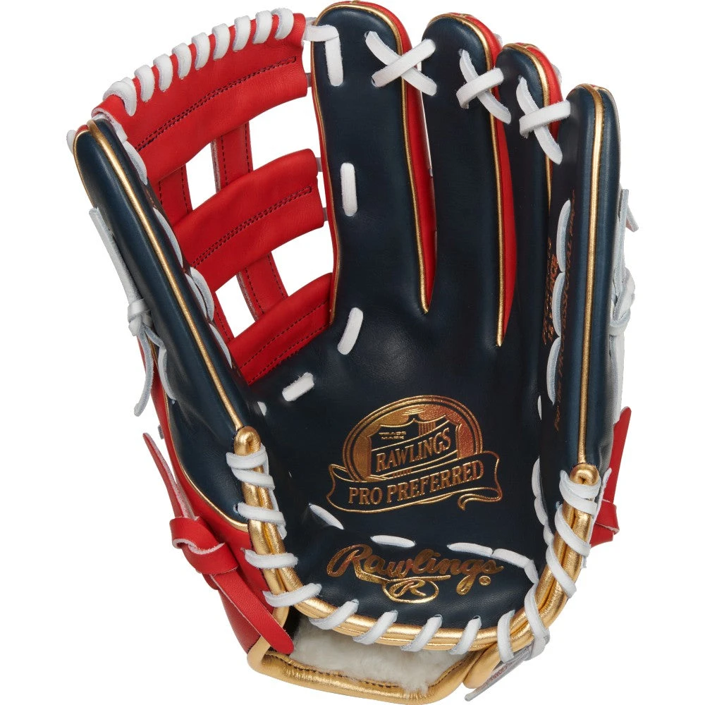 Rawlings Pro Preferred 12.75 Inch Outfield Glove PROSRA13 3 Rawlings Pro Preferred 12.75 Inch Outfield Glove PROSRA13