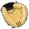 Under Armour Genuine Pro 34" Catchers Mitt UAFGGP-CM -Baseball Store under armour baseball glove uafggp cm genuine pro catchers mitt 34 black cream inset2