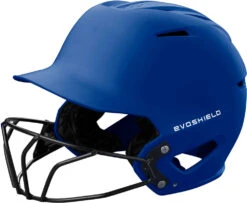 Evoshield XVT 2.0 Matte Softball Helmet With Mask 12 Evoshield XVT 2.0 Matte Softball Helmet With Mask -Baseball Store wb57257 royal