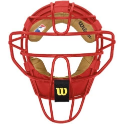 Wilson DYNA LITE Steel Catchers Facemask | WTA3010 9 Wilson DYNA LITE Steel Catchers Facemask | WTA3010 -Baseball Store wilson catchers equipment wta3010 dyna lite steel facemask non wrap around inset5