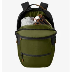 Wilson A2000 Backpack WTA2000 8 Wilson A2000 Backpack WTA2000 -Baseball Store wilsona2000bp Olive unzipped